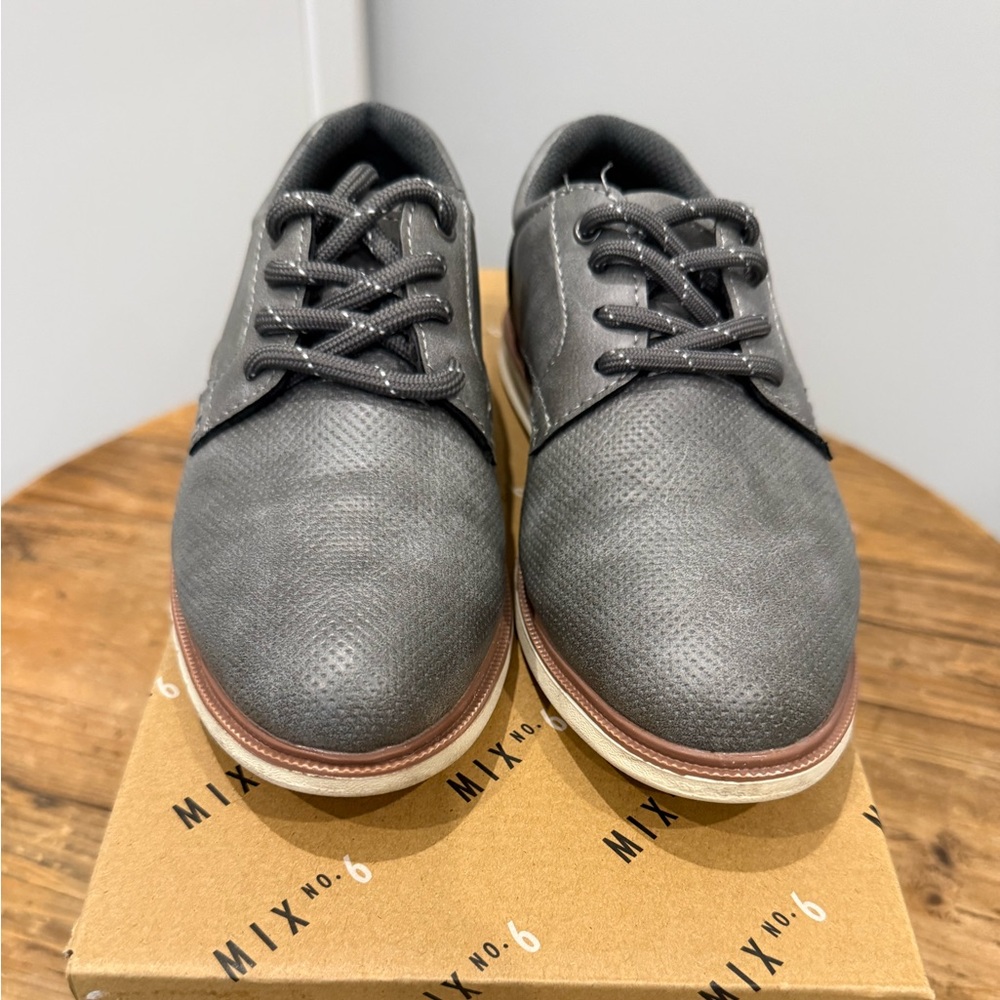 Mix No. 6 Gray Dress Shoes for Little Boys